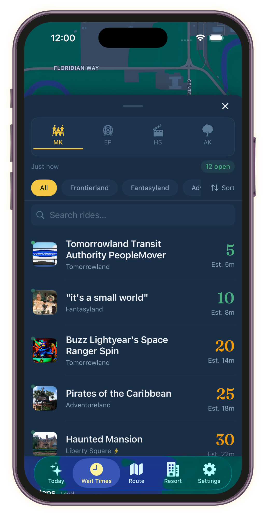 Lightning Lane advisor